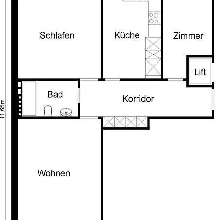 Executive 2Bd Flat City Center - Near Fifa - Wille 2 Zurich Exterior photo