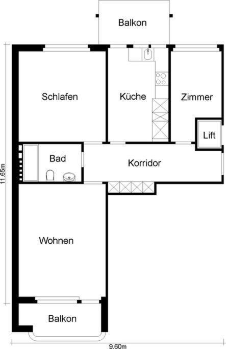 Apartment Executive 2bd Flat Center - Near Fifa - 2 Zürich